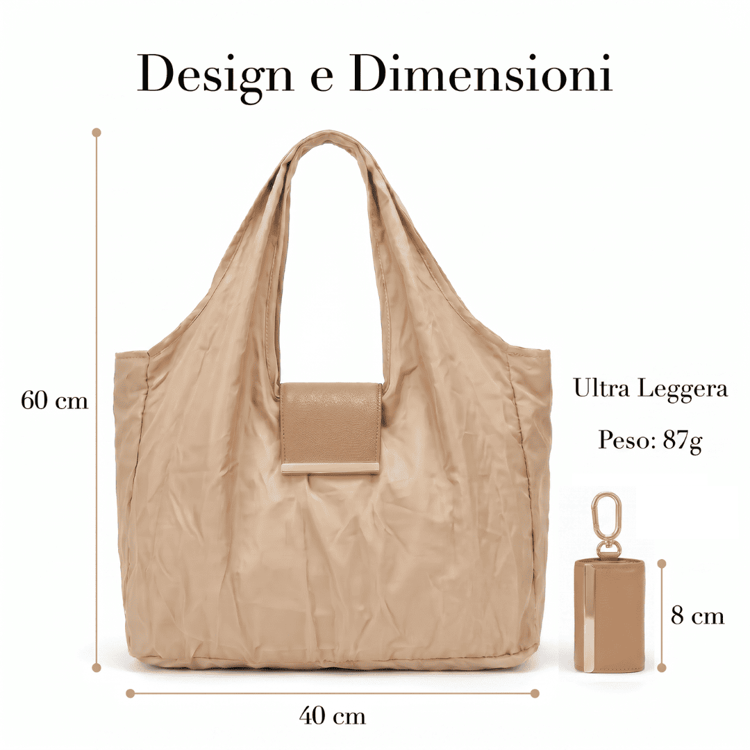 Tote Bag 3-in-1: Charm, Chiavi, Borsa