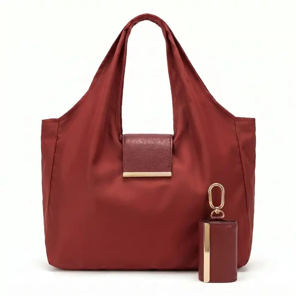 3-in-1 Tote Bag: Charm, Keys, Bag