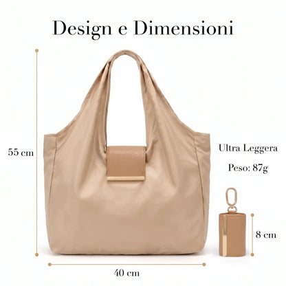 3-in-1 Tote Bag: Charm, Keys, Bag