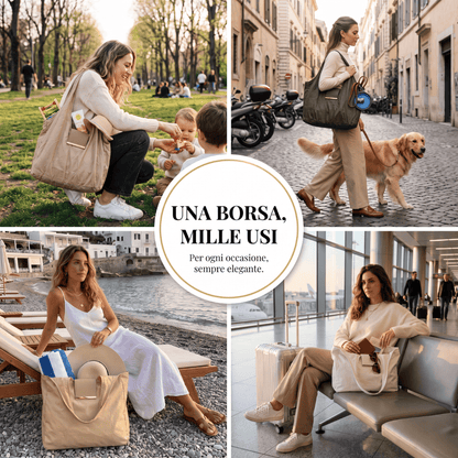 Tote Bag 3-in-1: Charm, Chiavi, Borsa