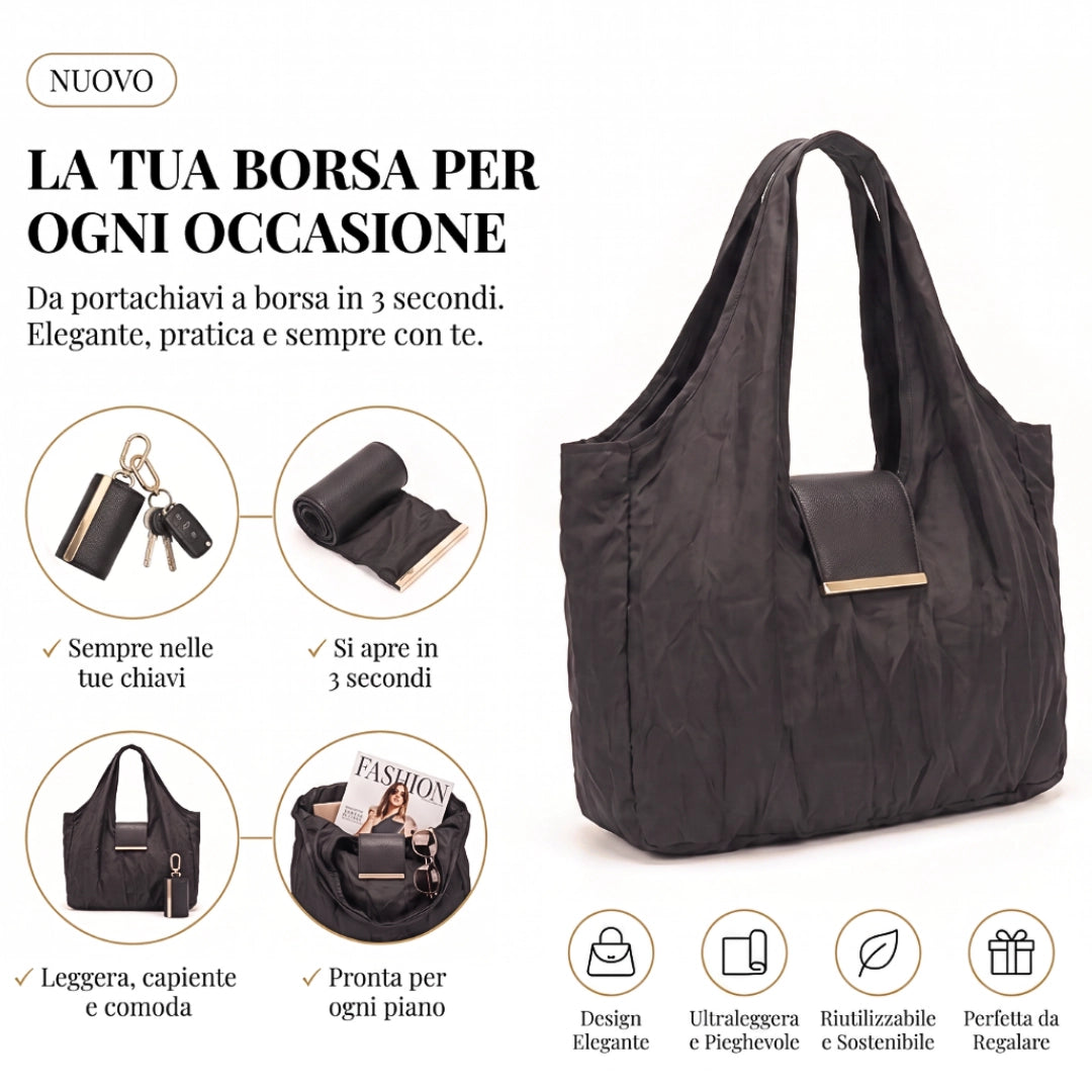 Tote Bag 3-in-1: Charm, Chiavi, Borsa